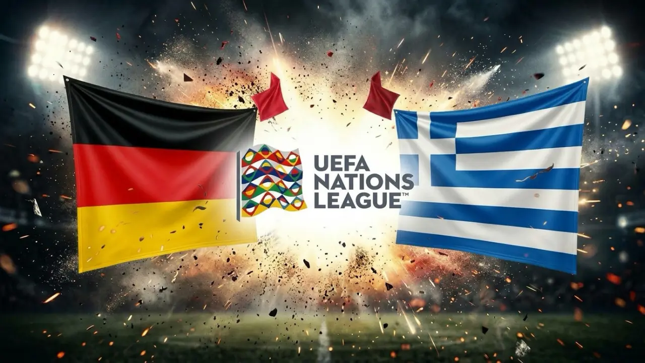 Ilustrasi Jerman Vs Yunani, UEFA Nations League