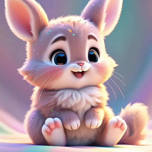 tolong buatkan Contoh Gambar Ilustrasi Hewan Lucu versi Kartun yang Menarik dan Mudah Dibuat (AI)