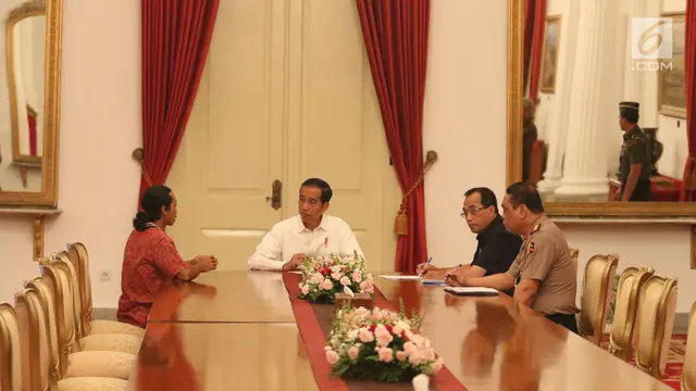 26 Hari Jalan Kaki, Sopir Truk  Agus Yuda Diterima Presiden Jokowi