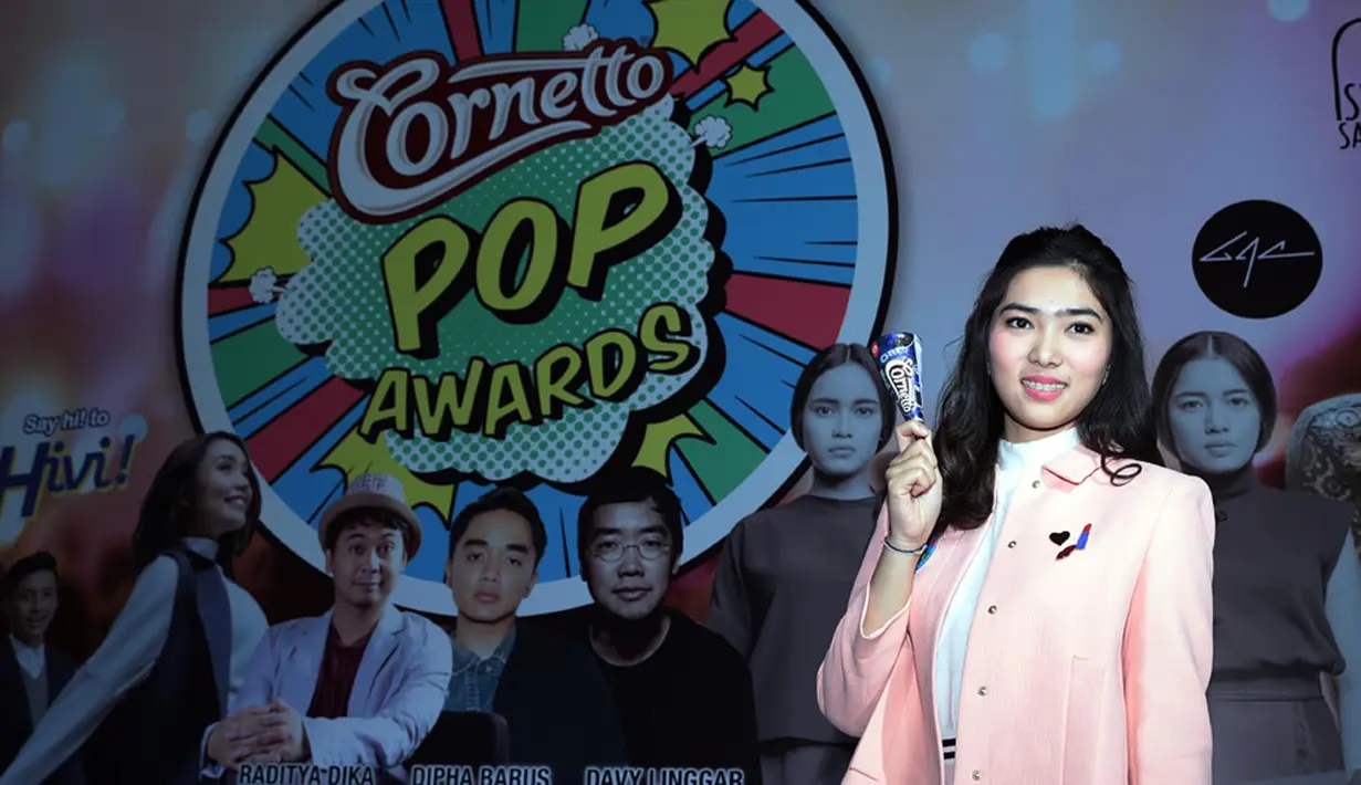 Ajang penghargaan untuk industri musik di tanah air kembali digelar yang bertajuk Cornetto Pop Awards 2017. Dalam acara ini, Isyana Sarasvati yang didaulat sebagai Brand Ambassador ternyata juga berperan sebagai juri.(Deki Prayoga/Bintang.com)