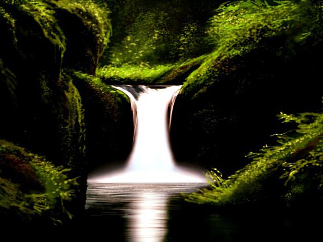 17+ Ilustrasi Pemandangan Air Terjun - Kumpulan Gambar ...