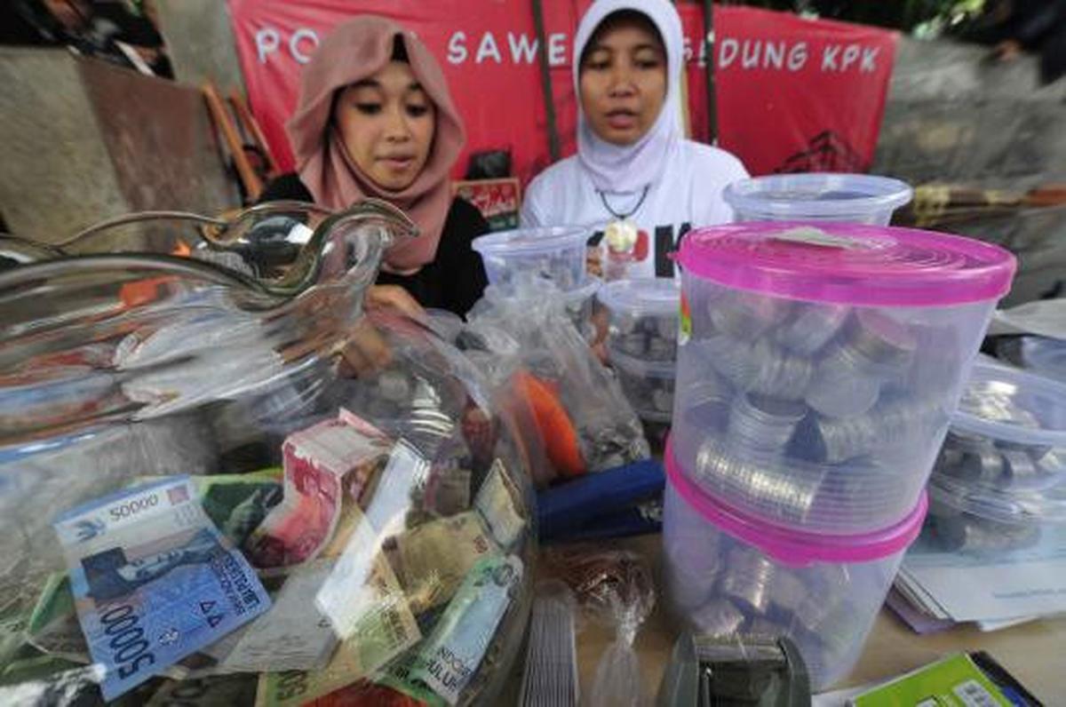Uang saweran gedung KPK capai Rp 260 juta