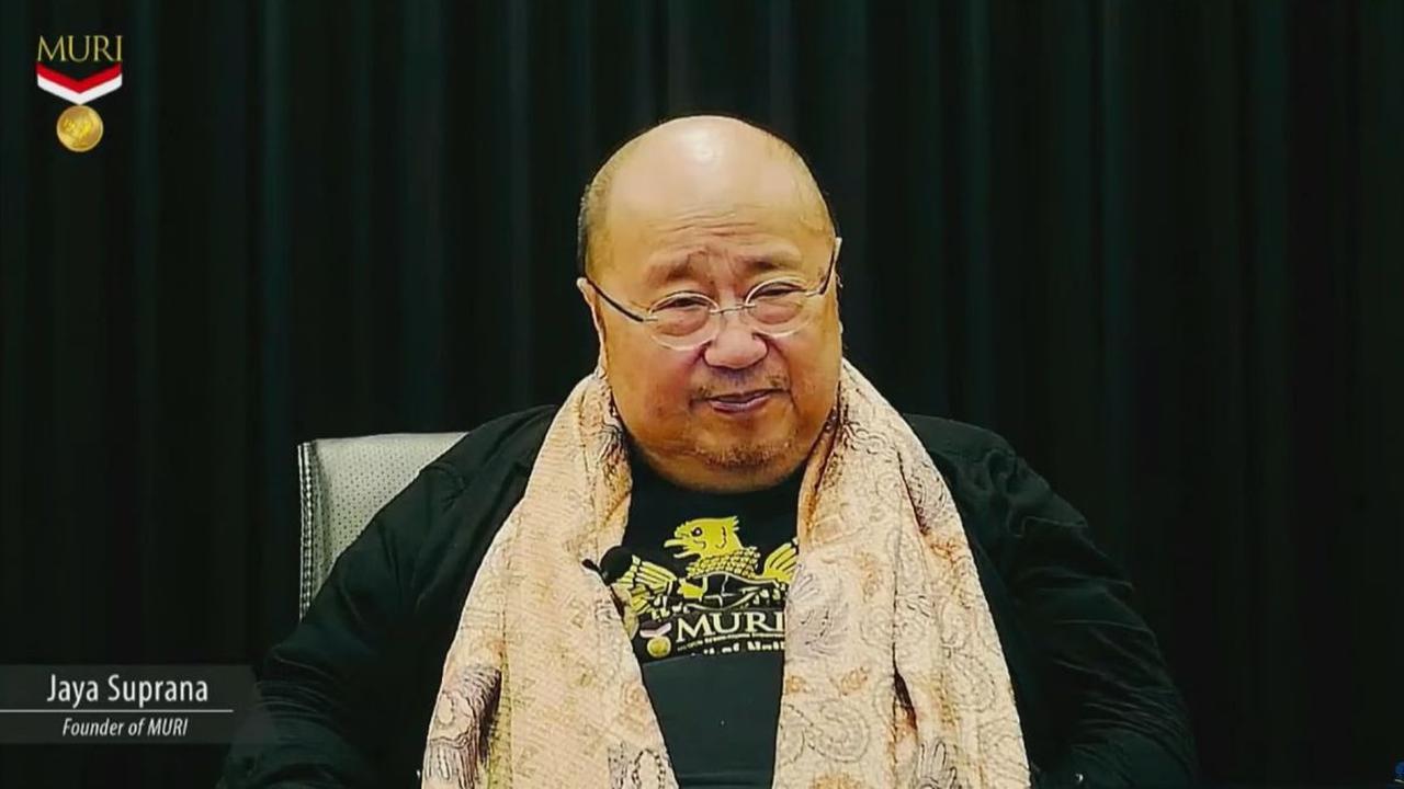 Dalam kesempatan tersebut, Jaya Suprana hadir melalui video dan menyampaikan apresiasinya kepada UT