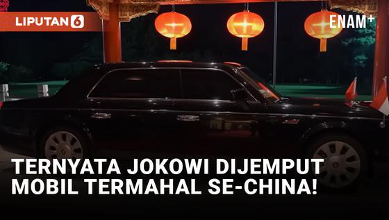VIDEO: Wow! China Jemput Jokowi Gunakan Mobil Termahal di Negeri Tirai Bambu