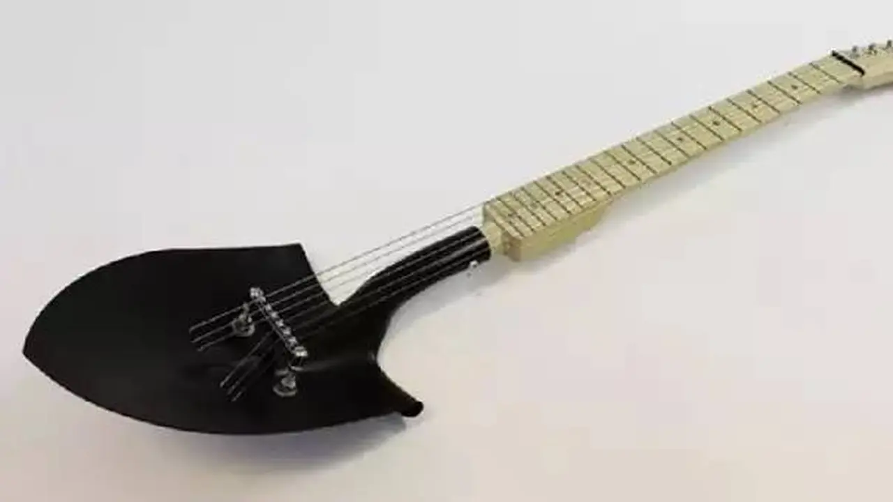 7 Potret Bentuk Gitar Listrik Nyeleneh Ini Kocak Banget - Hot Liputan6.com