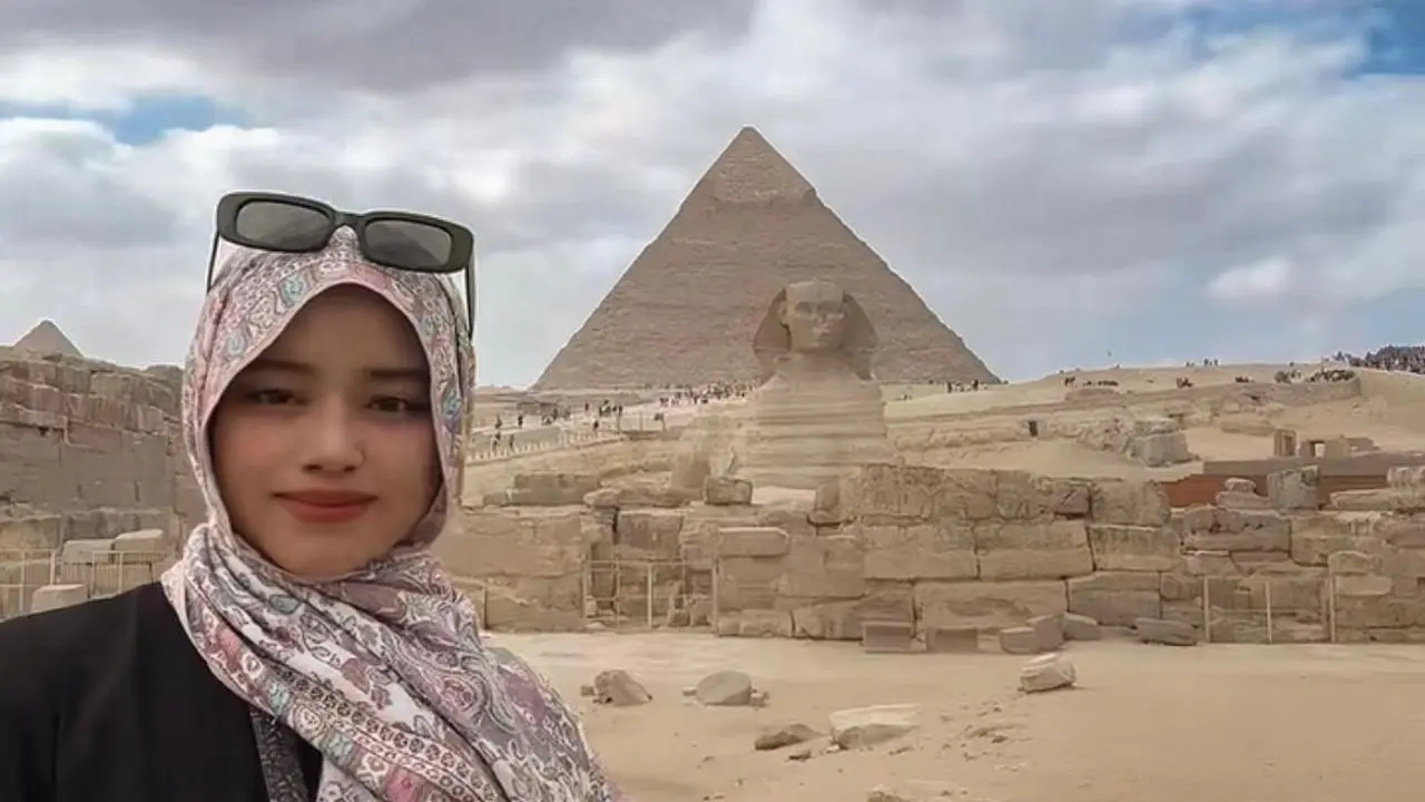 Sindi Fatmayuni Robi, diaspora Indonesia asal Jawa Barat yang saat ini menetap di Kairo, Mesir.