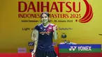 Tunggal putri Indonesia, Gregoria Mariska, melangkah ke perempat final Indonesia Masters 2025. (Bola.com/Abdul Aziz)