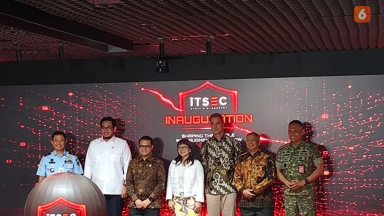 Peluncuran ITSEC Cyber & AI Academy. Liputan6.com/Iskandar