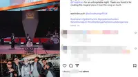 Putri Ariani Tampil di F1 Singapore Grand Prix 2025, Bawakan Lagu Golden KPop Demon Hunters