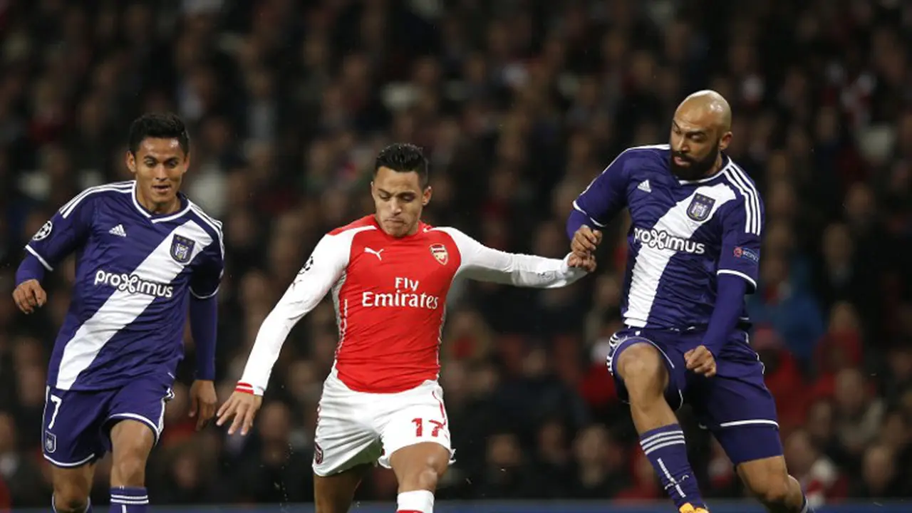 Anderlecht Paksa Arsenal bermain Imbang