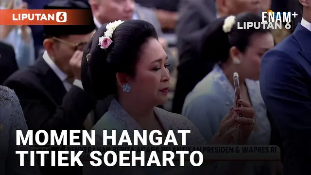 VIDEO: Momen Titiek Soeharto Abadikan Proses Sumpah Prabowo