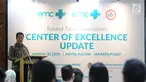 CEO RS EMC Jusup Halimi memberikan sambutan saat Round table discussion RS EMC di Jakarta, Kamis (21/3). Round table discussion RS EMC tersebut bertajuk Center of Excellence Update. (Liputan6.com/Herman Zakharia)