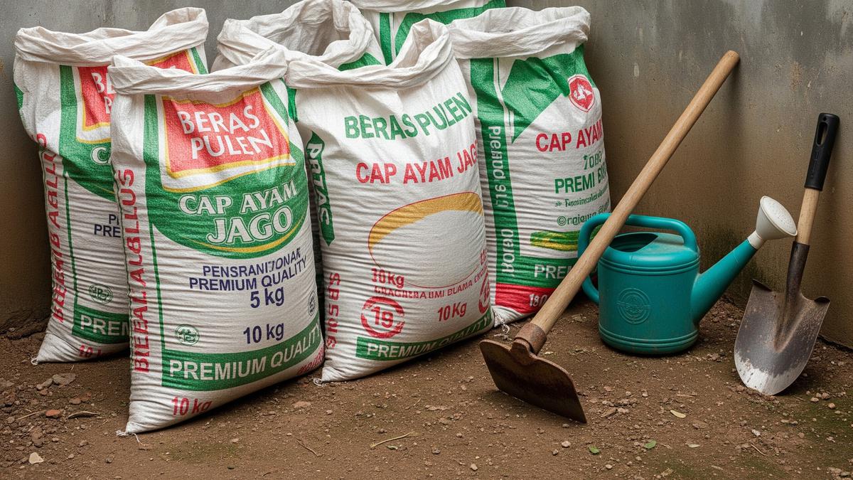 7 Desain Kebun Sayur Pakai Karung Beras Bekas, Solusi Kreatif Berkebun di Lahan Terbatas