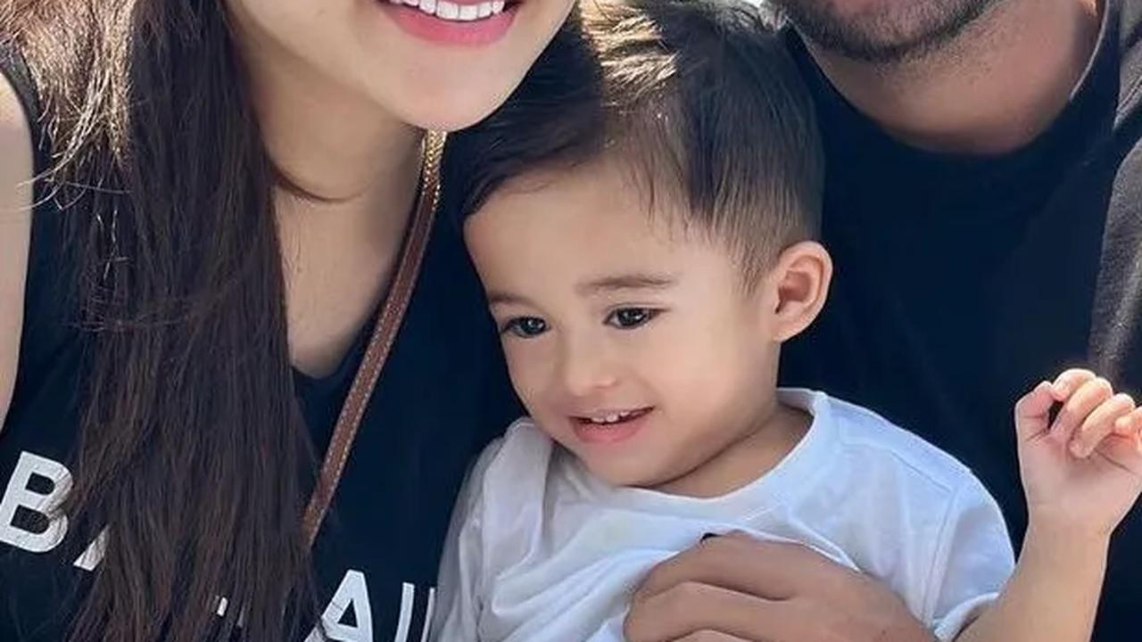 Pacar Bule Nathalie Holscher Terlihat Sudah Dekat Dengan Baby Adzam, Ini Foto-fotonya