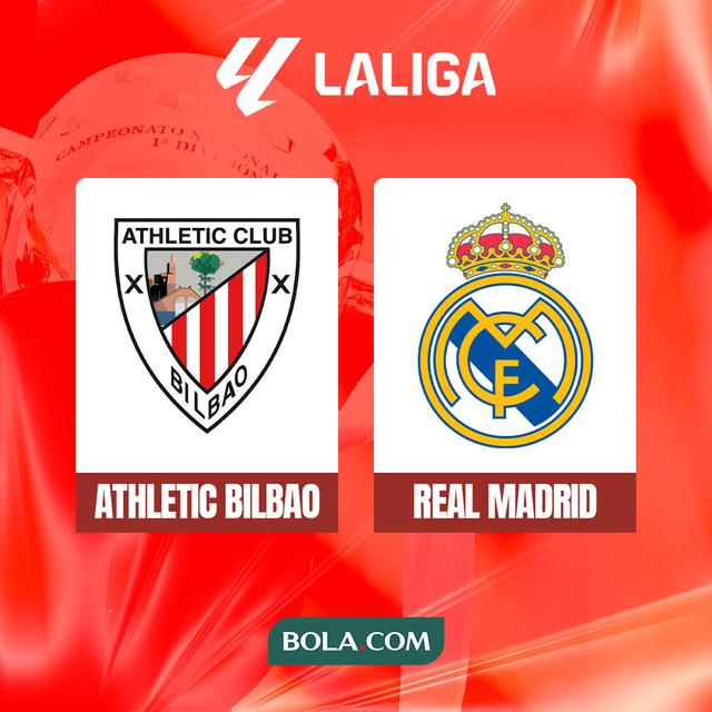 Liga Spanyol - Athletic Bilbao Vs Real Madrid