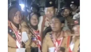 Viral Video Siswi Pramuka Histeris Gegara Gagal Ikut Jambore Nasional 