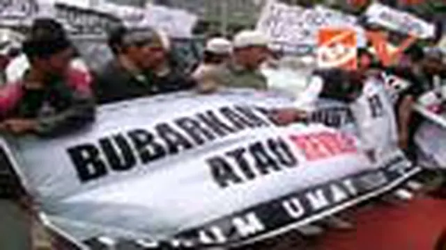 Bundaran HI Dipenuhi Ribuan Demonstran