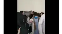 Video mahasiswa Afghanistan melakukan walk out. Dok: Twitter @AbdulhaqOmeri