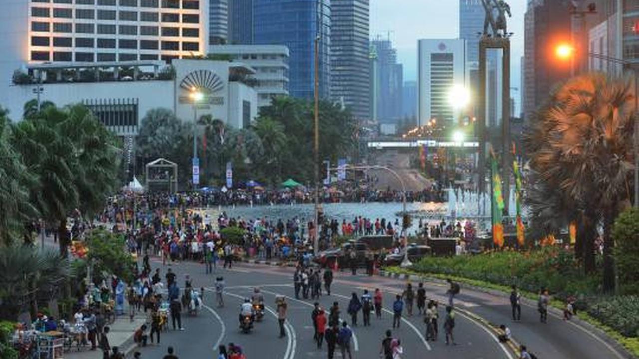 Jelang car free night di Jalan Thamrin-Sudirman 