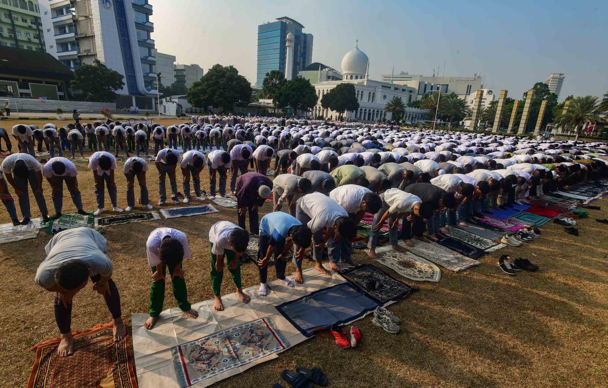 Shalat Istisqa Digelar di Al Azhar di Tengah Kemarau Panjang