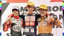 Sepanjang kariernya, pembalap eksentrik ini telah membukukan 9 gelar juara dunia, sekali di kelas 125cc pada tahun 1997, sekali di kelas 250cc (1999), dan tujuh kali juara MotoGP (2001, 2002, 2003, 2004, 2005, 2008 dan 2009). (AFP/KAmarul Akhir)