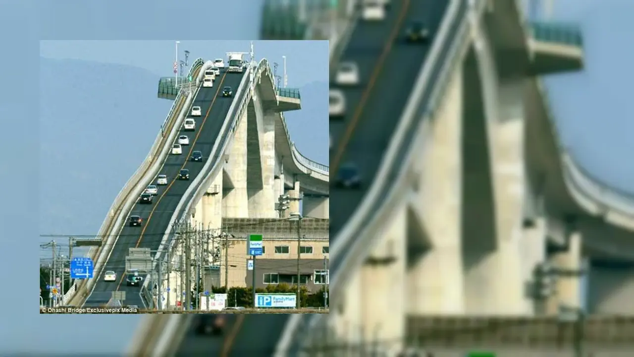 Jembatan 'Roller Coaster' di Jepang