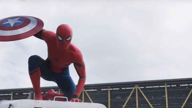 Spider Man Punya Julukan Imut Di Captain America Civil War Showbiz Liputan6 Com
