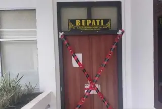 Ruang Kerja Bupati Kuansing Disegel KPK (Antara)