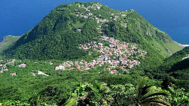 Pulau Saba di Karibia