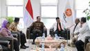 Kunjungan-kunjungan ini sendiri dinamai Bamsoet sebagai bentuk silaturahmi kebangsaan. (Liputan6.com/Herman Zakharia)