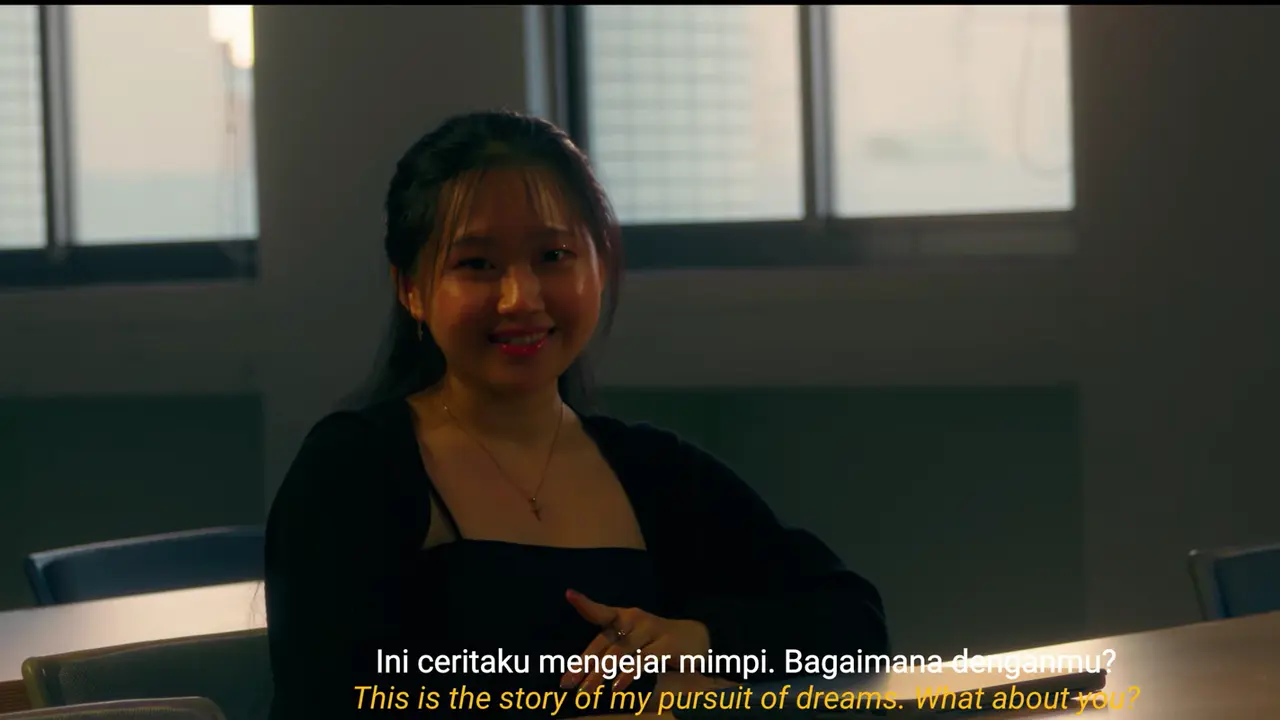 Film pendek "Pelan Saja" yang diluncurkan oleh TETO pada 10 Desember 2025, menampilkan seorang mahasiswa Indonesia yang menempuh pendidikan di Taiwan serta menunjukkan proses adaptasi akademik dan sosialnya. (Tangkapan Layar).
