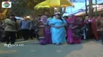 Kahiyang Ayu dan suaminya Bobby Nasution tiba di Kompleks Bukit Hijau Regency, Medan, Sumatera Utara, Minggu, 19 November 2017.