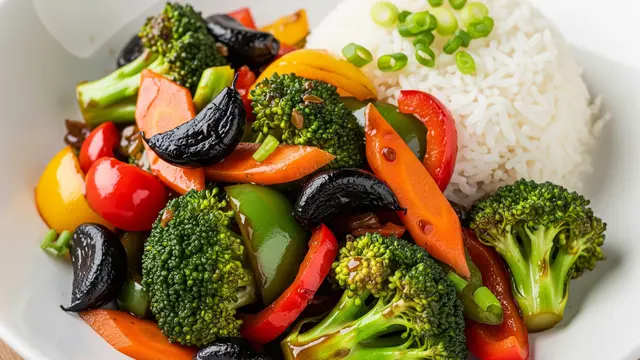 Black Garlic Stir-Fry