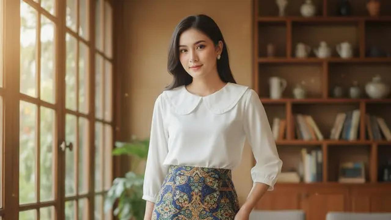 Rok Batik Midi Cocok dengan Baju Apa? Ini 9 Pilihan yang Bikin Penampilan Makin Stylish