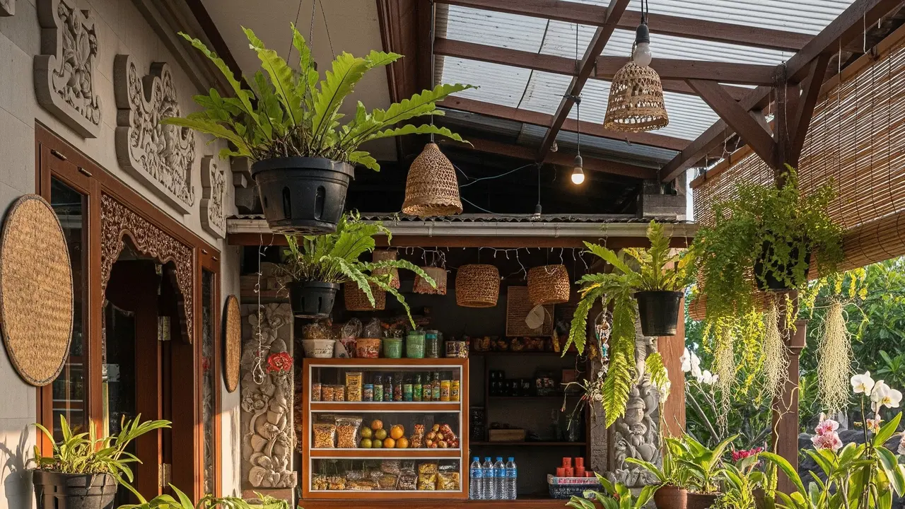 Inspirasi Warung Kecil di Teras Rumah