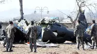 Helikopter Militer Jatuh, 3 Tentara Korsel Tewas (AFP)
