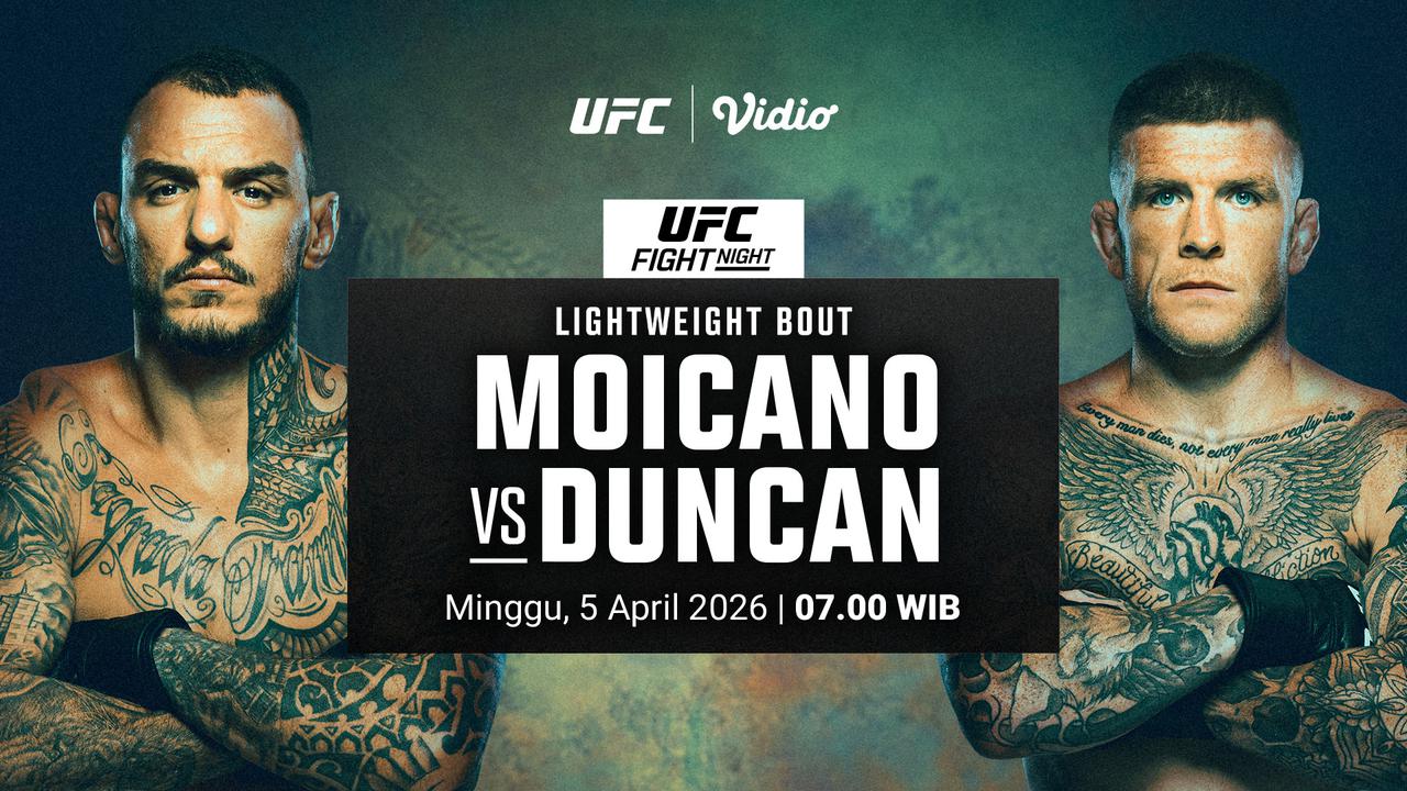 Live Streaming UFC Fight Night: Moicano vs Duncan, Eksklusif di Vidio