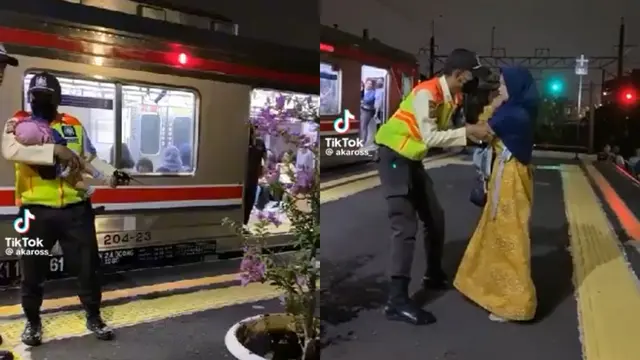 Viral Ibu Nyaris Buang Bayi di Stasiun