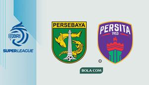 Persita Tangerang Vs Persebaya Surabaya. (Bola.com/Wiwig Prayugi).