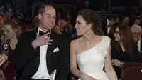 Kate Middleton dan Pangeran William di BAFTA 2019 (dok. TIM IRELAND / POOL / AP / AFP)