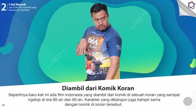 [Bintang] 5 Hal Menarik dari DOA, Film Komedi yang Dibintangi Fedi Nuril