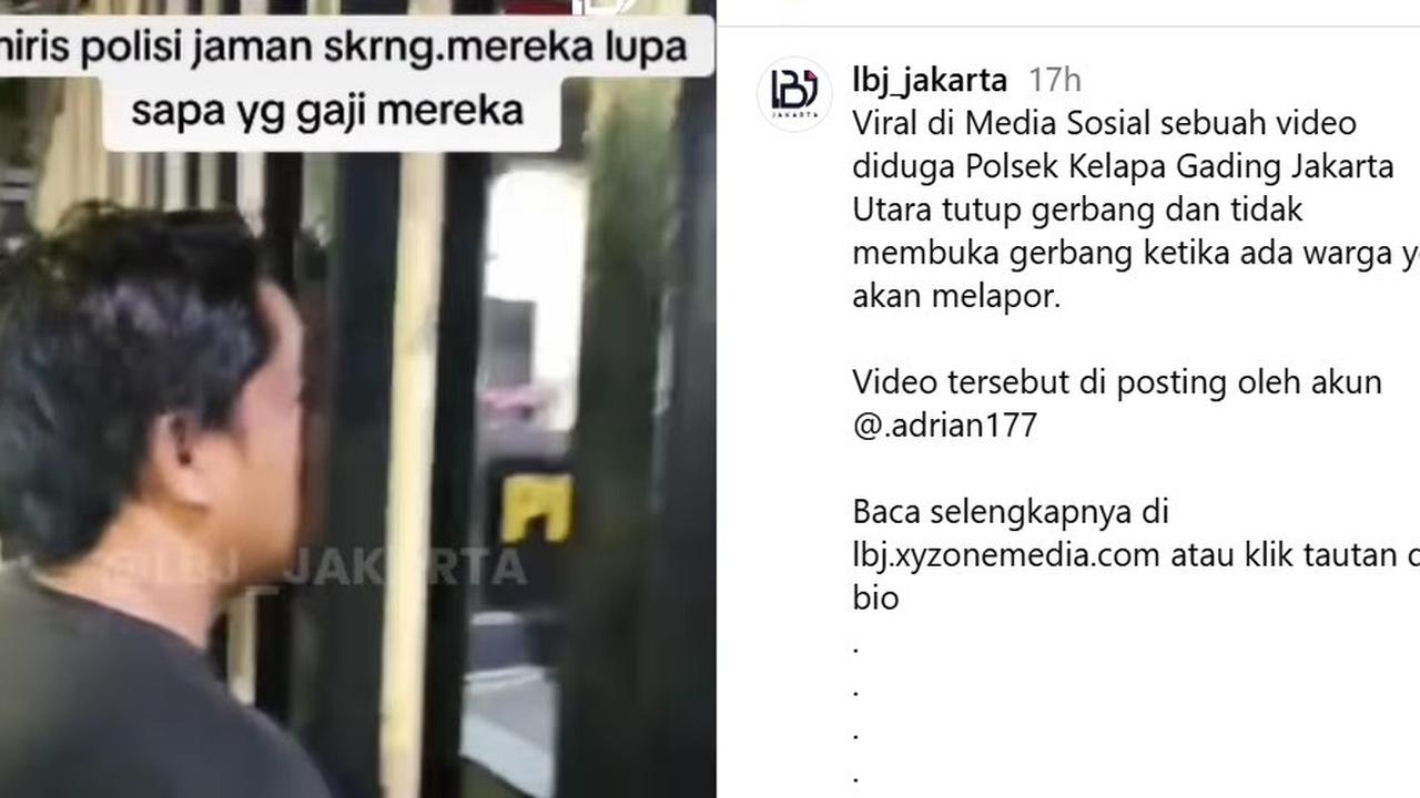 Viral Pria Teriak di Depan Polsek Kelapa Gading Sebut Tutup Tak Layani Warga, Polisi: Dia Maksa Mau Besuk Tahanan