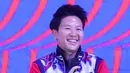 Legenda Bulutangkis Indonesia, Liliyana Natsir, memberikan keterangan saat jumpa pers Vidio Sport Festival 2025 di Midaz Jakarta, Rabu (15/10/2025). (Bola.com/M Iqbal Ichsan)