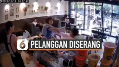Seorang wanita di China menyerang salah satu pelanggan minuman boba. Ia melakukan itu dengan alasan tak terima tasnya disenggol.