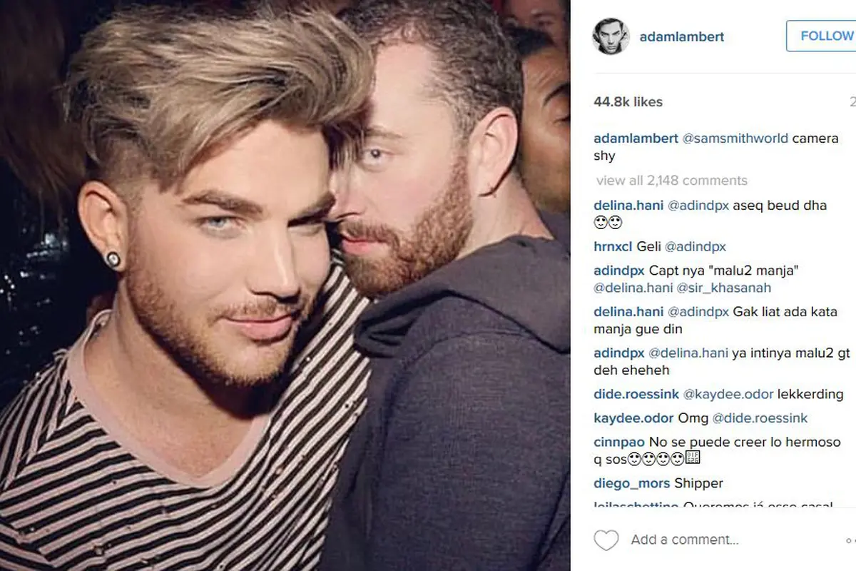 Adam Lambert dan Sam Smith