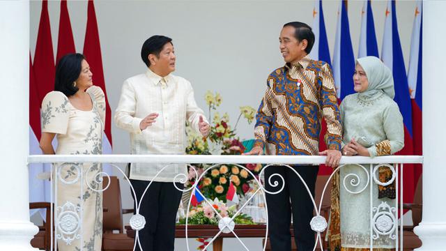 Jokowi Sambut Hangat Presiden Filipina Ferdinand Marcos Jr di Istana Bogor
