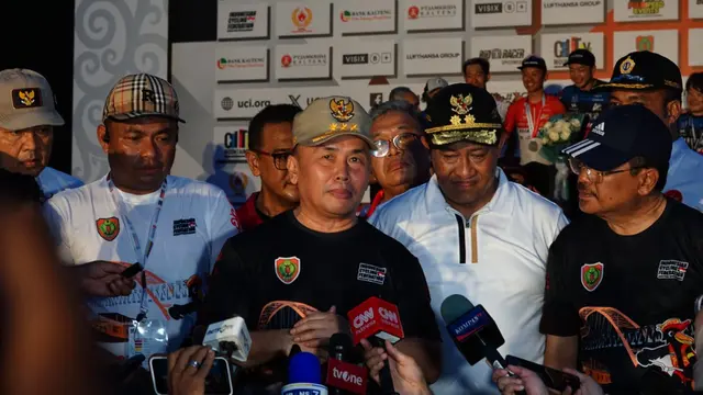Gubernur Kalteng, yang juga Ketua Ikatan Sport Sepeda Indonesia (ISSI) Kalteng, Sugianto Sabran