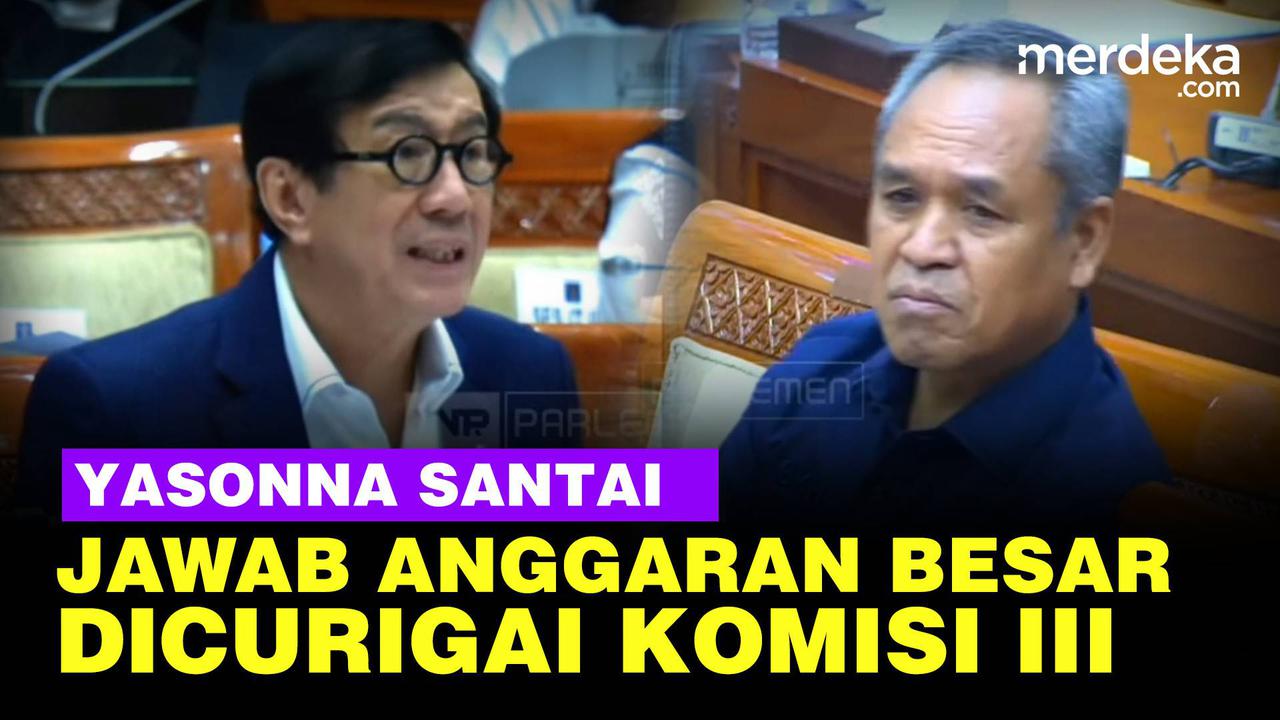 VIDEO: Yasonna Laoly Jawab Kecurigaan DPR Soal Penggunaan Anggaran Besar KemenkumHAM