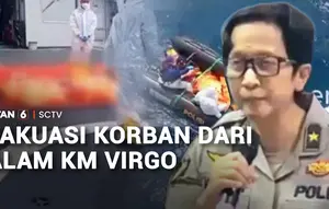 Evakuasi Korban dari dalam KM Virgo