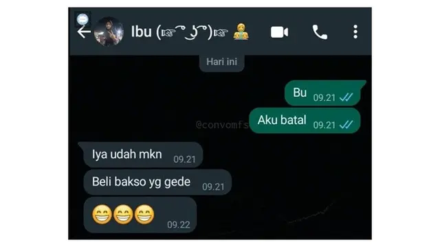 6 Balasan Chat Ibu saat Anak Lapor Haid di Tengah Jalani Puasa Ini Bikin Senyum